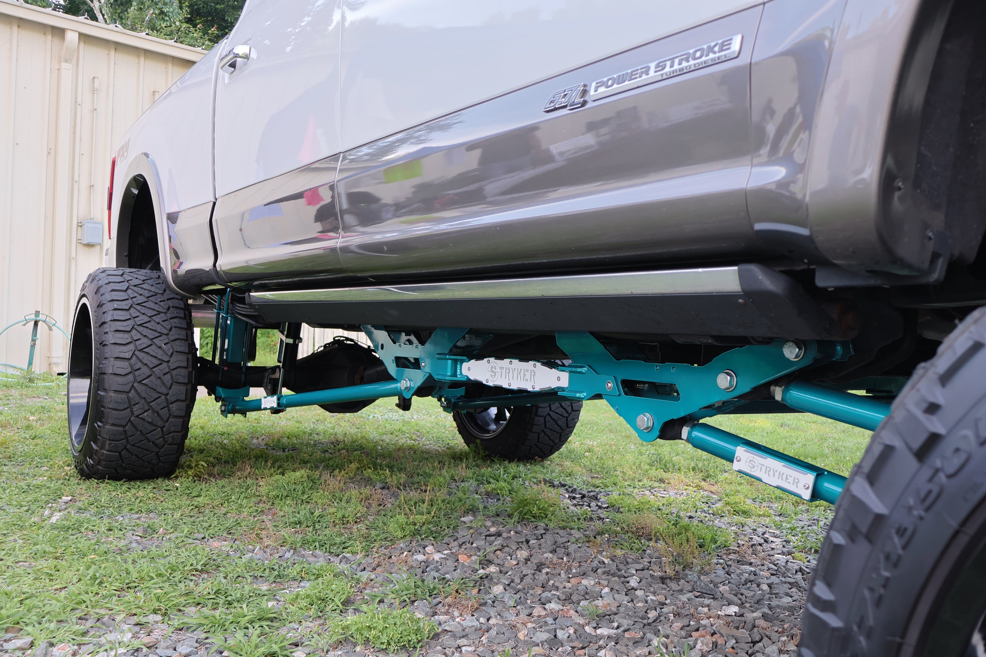 side angled view of power stroke turbo diesel